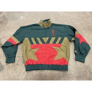 Vintage USA Atlanta 1996‎ Olympic Windbreaker Jacket Mens Large Green Logo 7 90s